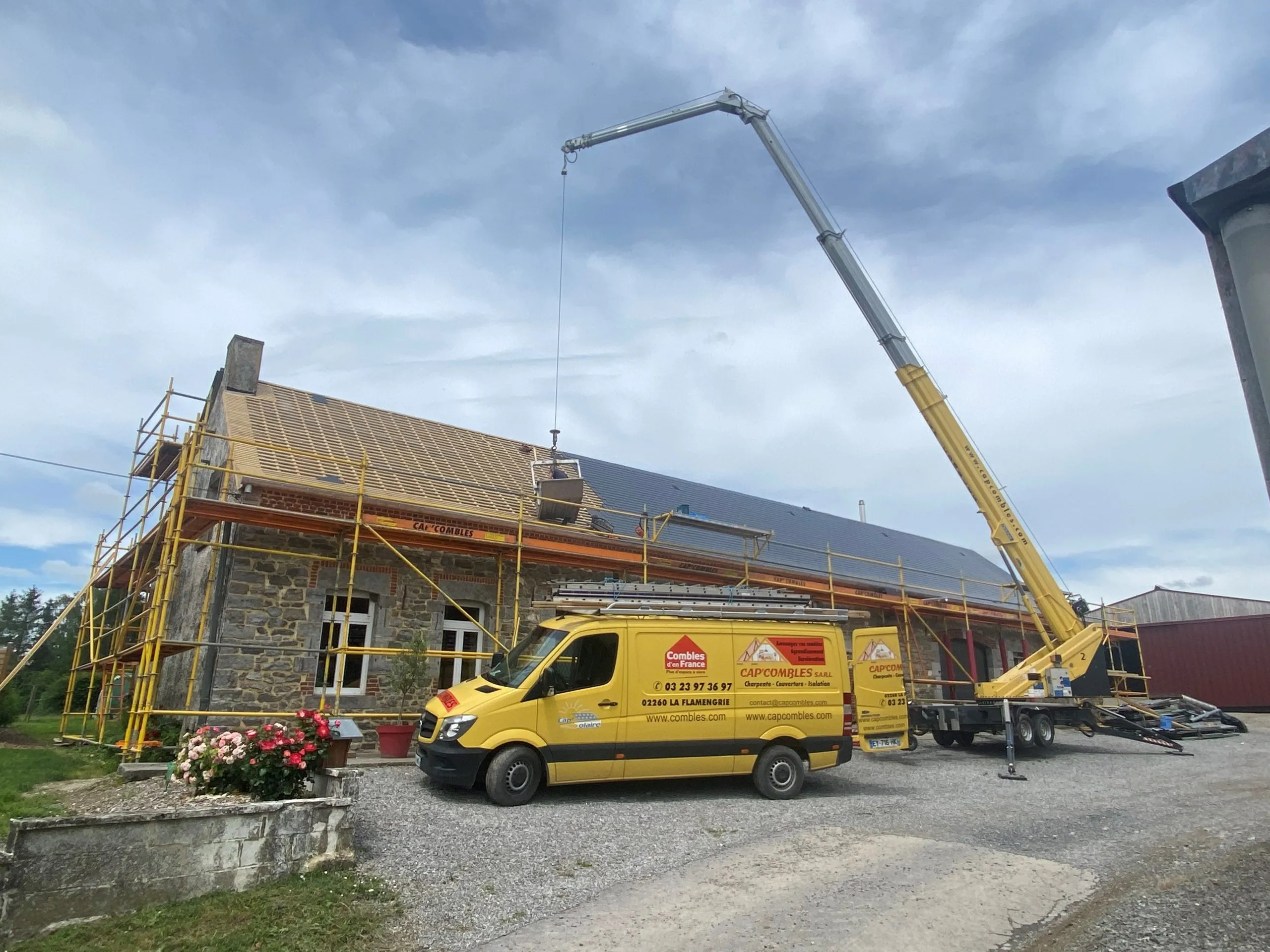 Réfection de toiture à boulogne sur helpe